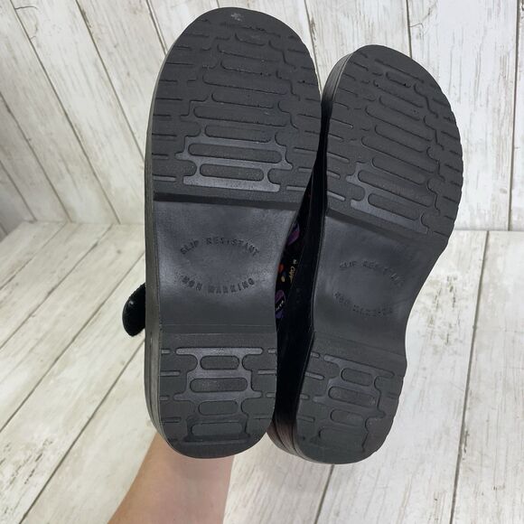 Easy Works by Easy Street Clogs Mary Janes Nurse Shoes Size 9 ~ Letsee Coffee - Picture 8 of 10